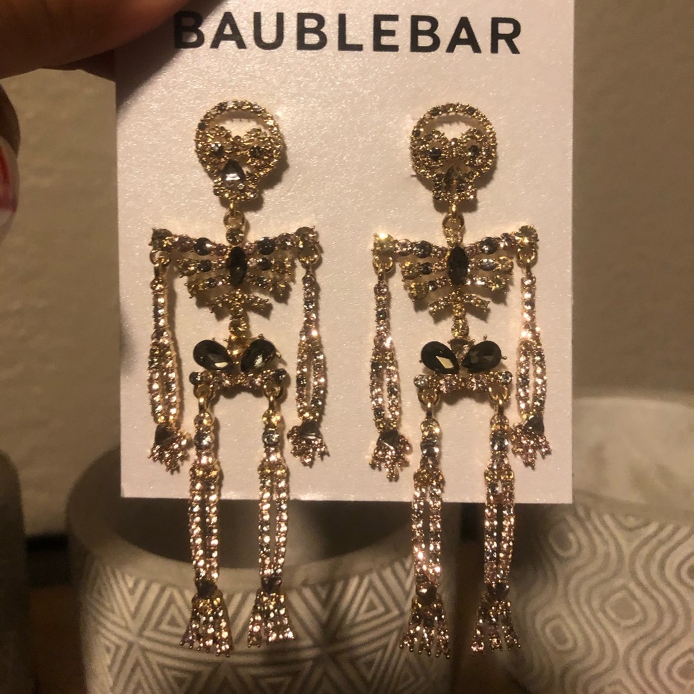 Baublebar Funny Bone (skeleton) earrings